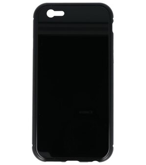 Zwart Magnetisch Back Cover Hoesje voor Apple iPhone 6 / 6s