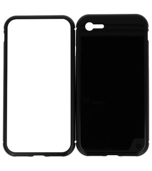 Zwart Magnetisch Back Cover Hoesje voor Apple iPhone 7 / 8