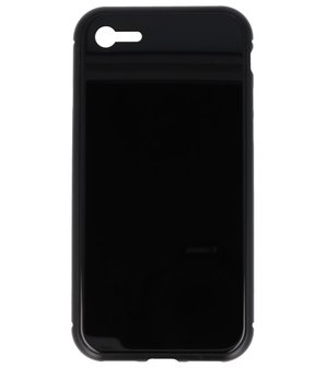 Zwart Magnetisch Back Cover Hoesje voor Apple iPhone 7 / 8