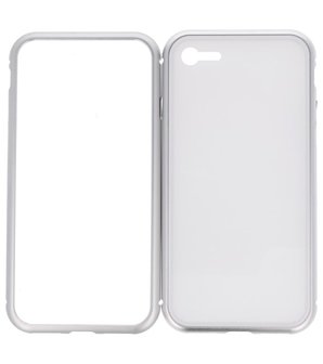 Wit Magnetisch Back Cover Hoesje voor Apple iPhone 7 / 8