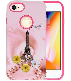 Paris 3D Print Hard Case voor Apple iPhone 7 / 8