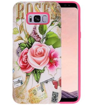 Roses 3D Print Hard Case voor Samsung Galaxy S8 Plus