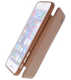 Mocca Back Cover Book Design Hoesje voor Apple iPhone 6 Plus / 6s Plus