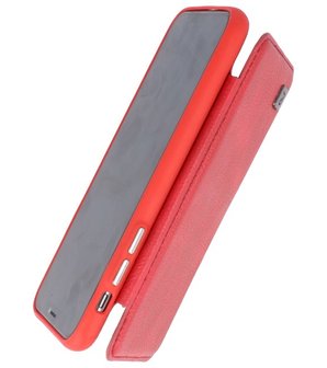 Rood Back Cover Book Design Hoesje voor iPhone X 