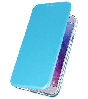 Blauw Premium Folio Booktype Hoesje voor Samsung Galaxy J4&nbsp;2018