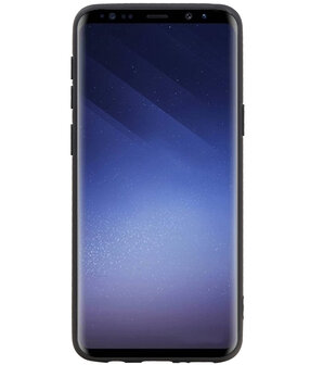 Bruin Staand Back Cover 2 Pasjes Hoesje voor Samsung Galaxy S9 Plus