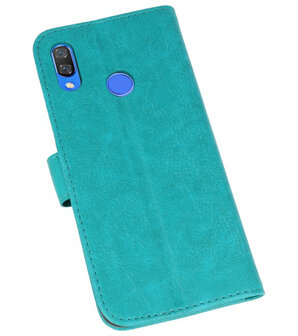 Groen Bookstyle Wallet Cases Hoesje voor Huawei P Smart Plus