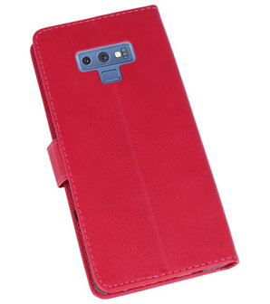 Roze Bookstyle Wallet Cases Hoesje voor Samsung Galaxy Note 9 