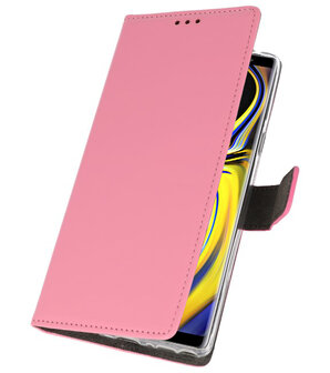 Roze Wallet Cases Hoesje voor Samsung Galaxy Note 9