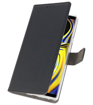 Zwart Wallet Cases Hoesje voor Samsung Galaxy Note 9