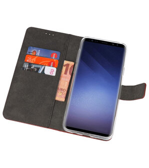 Bruin Wallet Cases Hoesje voor Samsung Galaxy S9 Plus 