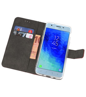 Bruin Wallet Cases Hoesje voor Samsung Galaxy J3 2018