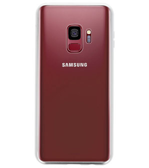Zilver - Transparant Magnetisch Back Cover Samsung Galaxy S9