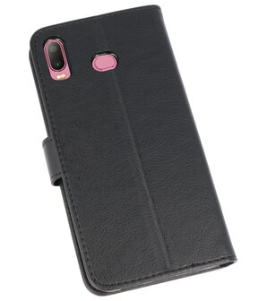 Bookstyle Wallet Cases Hoesje voor Samsung Galaxy A6s Zwart