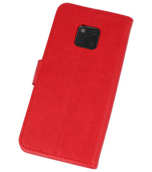 Bookstyle Wallet Cases Hoesje voor Huawei Mate 20 Pro Rood