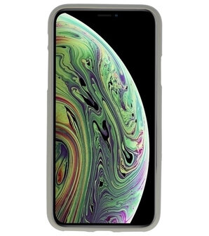 Color TPU Hoesje voor iPhone XS / X Grijs