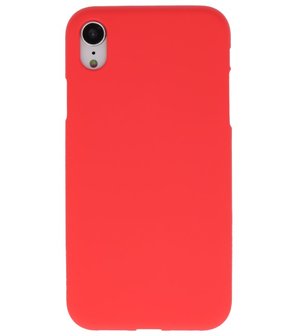 Color TPU Hoesje voor iPhone XR Rood