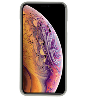 Color TPU Hoesje voor iPhone XS Max Grijs