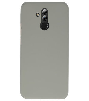 Color TPU Hoesje voor Huawei Mate 20 Lite Grijs