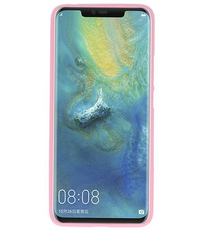 Color TPU Hoesje voor Huawei Mate 20 Pro Roze