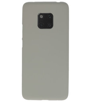 Color TPU Hoesje voor Huawei Mate 20 Pro Grijs