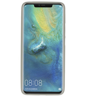 Color TPU Hoesje voor Huawei Mate 20 Pro Grijs