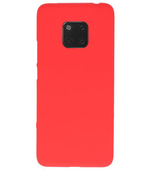 Color TPU Hoesje voor Huawei Mate 20 Pro Rood