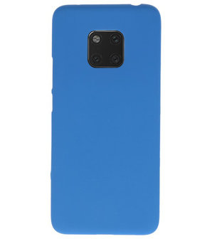 Color TPU Hoesje voor Huawei Mate 20 Pro Navy