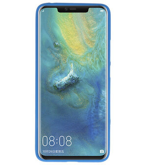 Color TPU Hoesje voor Huawei Mate 20 Pro Navy