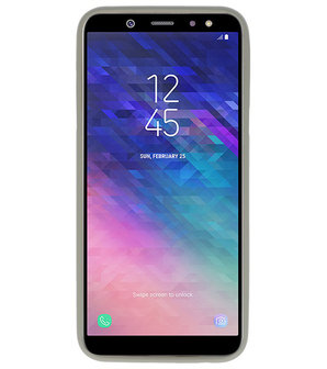 Color TPU Hoesje voor Samsung Galaxy A6 2018 Grijs