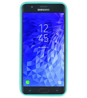 Color TPU Hoesje voor Samsung Galaxy J7 2018 Turquoise