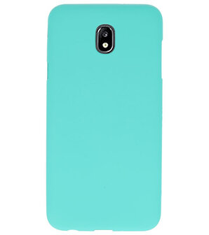 Color TPU Hoesje voor Samsung Galaxy J7 2018 Turquoise