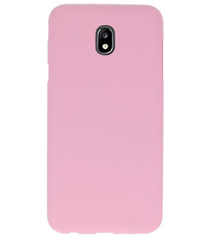 Color TPU Hoesje voor Samsung Galaxy J7 2018 Roze