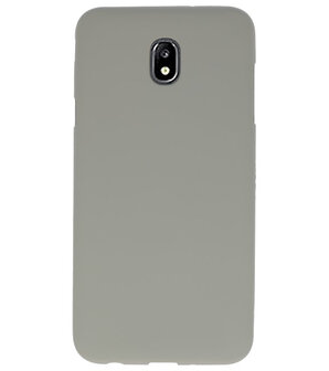 Color TPU Hoesje voor Samsung Galaxy J7 2018 Grijs