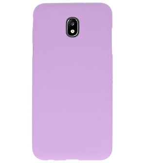 Color TPU Hoesje voor Samsung Galaxy J7 2018 Paars