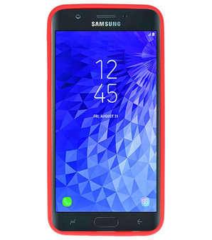 Color TPU Hoesje voor Samsung Galaxy J7 2018 Rood