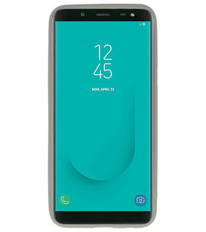 Color TPU Hoesje voor Samsung Galaxy J6 Grijs