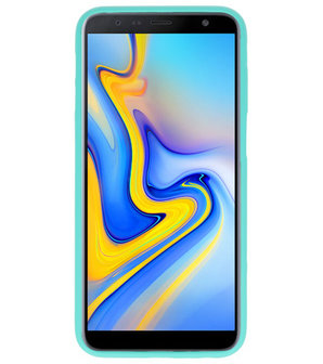 Color TPU Hoesje voor Samsung Galaxy J6 Plus Turquoise