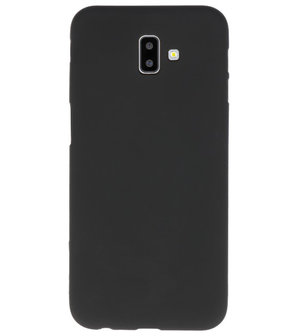 Color TPU Hoesje voor Samsung Galaxy J6 Plus Zwart