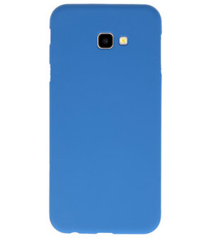 Color TPU Hoesje voor Samsung Galaxy J4 Plus Navy