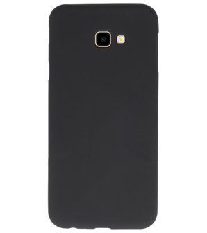 Color TPU Hoesje voor Samsung Galaxy J4 Plus Zwart