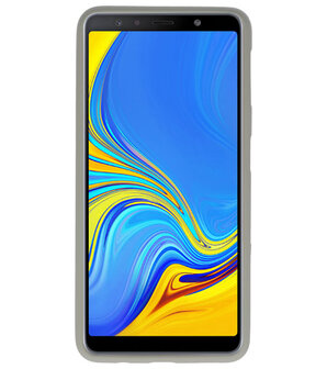 Color TPU Hoesje voor Samsung Galaxy A7 2018 Grijs