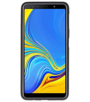 Color TPU Hoesje voor Samsung Galaxy A7 2018 Zwart