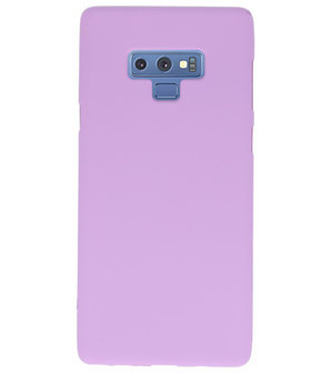 Color TPU Hoesje voor Samsung Galaxy Note 9 Paars