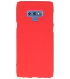 Color TPU Hoesje voor Samsung Galaxy Note 9 Rood