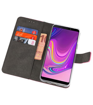 Wallet Cases Hoesje voor Samsung Galaxy A9 2018 Roze