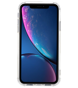 Schokbestendig TPU hoesje voor iPhone XR Transparant