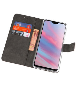 Wallet Cases Hoesje voor Huawei Y9 2019 Wit