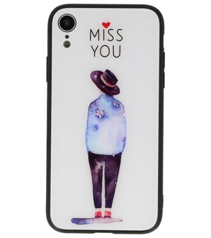 Print Hardcase voor iPhone XR Miss You