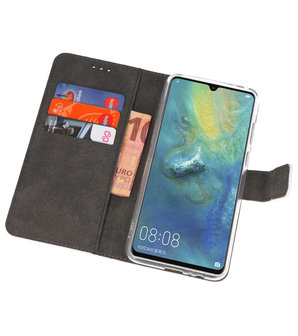 Wallet Cases Hoesje voor Huawei Mate 20 X Wit